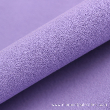 Microfiber non woven suede synthetic leather